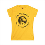 Elegance in Stillness – Greyhound Graphic Tee