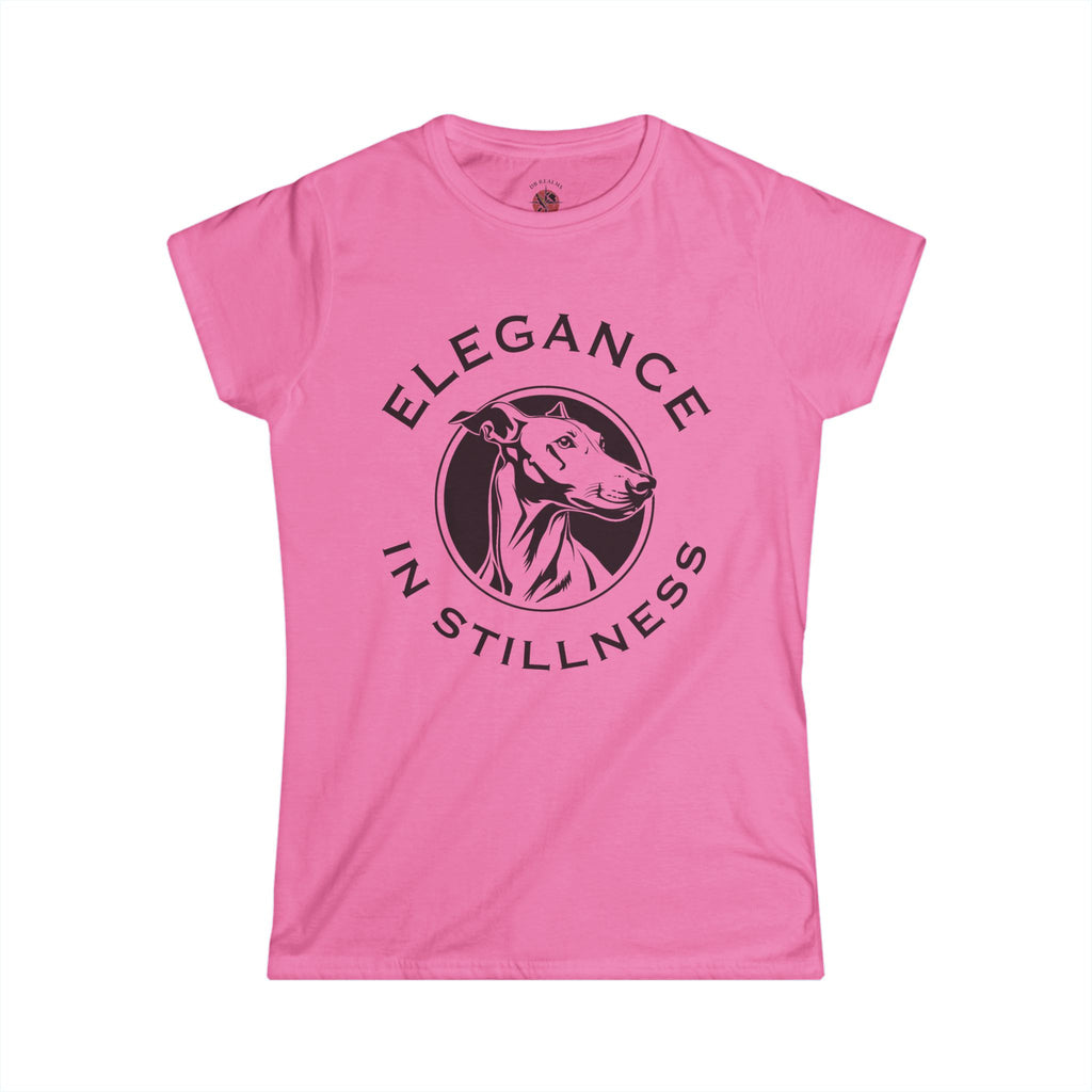 Elegance in Stillness – Greyhound Graphic Tee