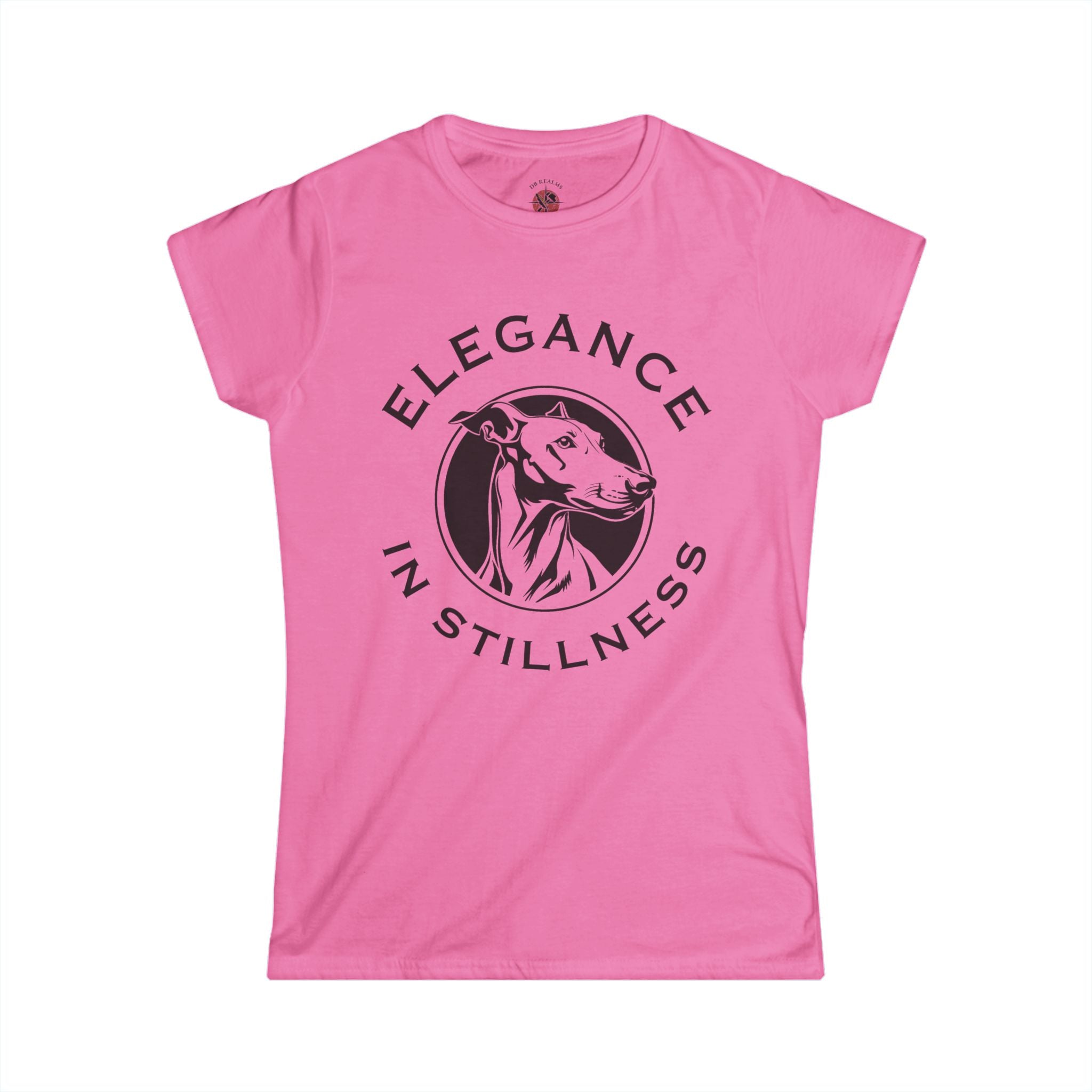 Elegance in Stillness – Greyhound Graphic Tee