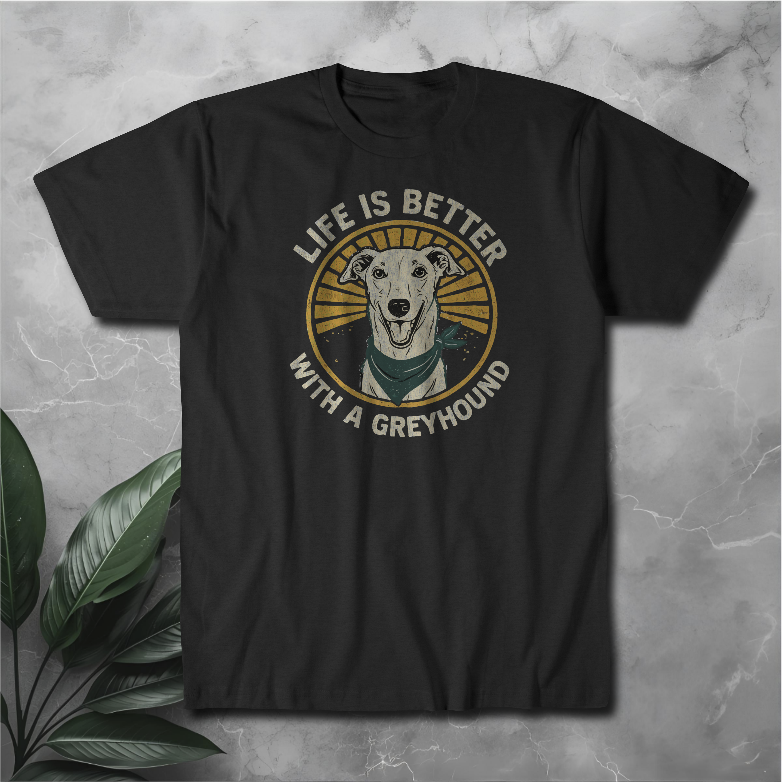 Life Is Better With a Greyhound T-Shirt — Greyhound Dog Lover Tee