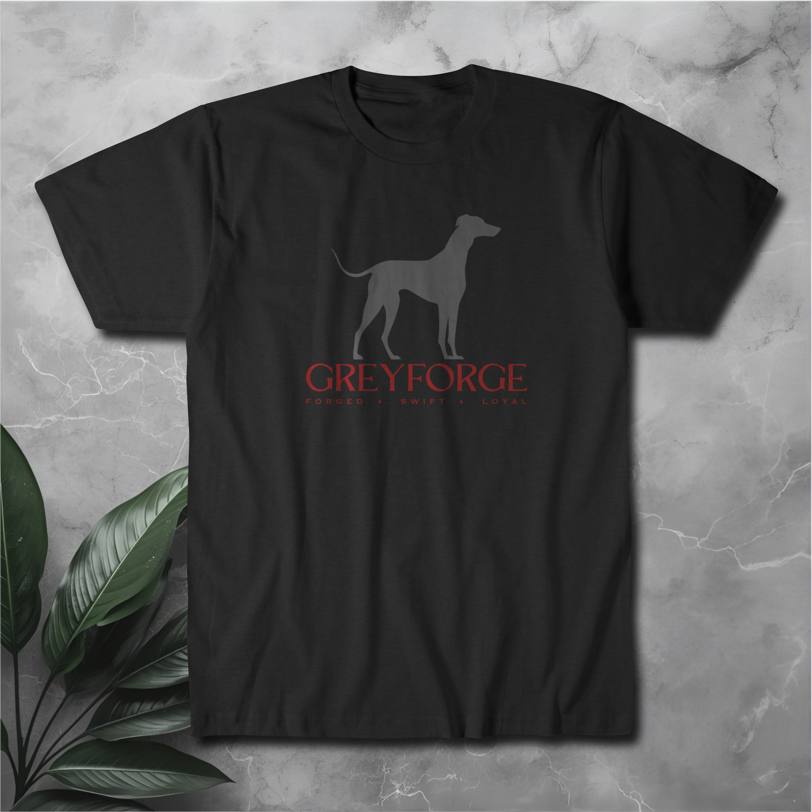 Greyhound Logo T‑Shirt — "GREYFORGE" Store logo Tee