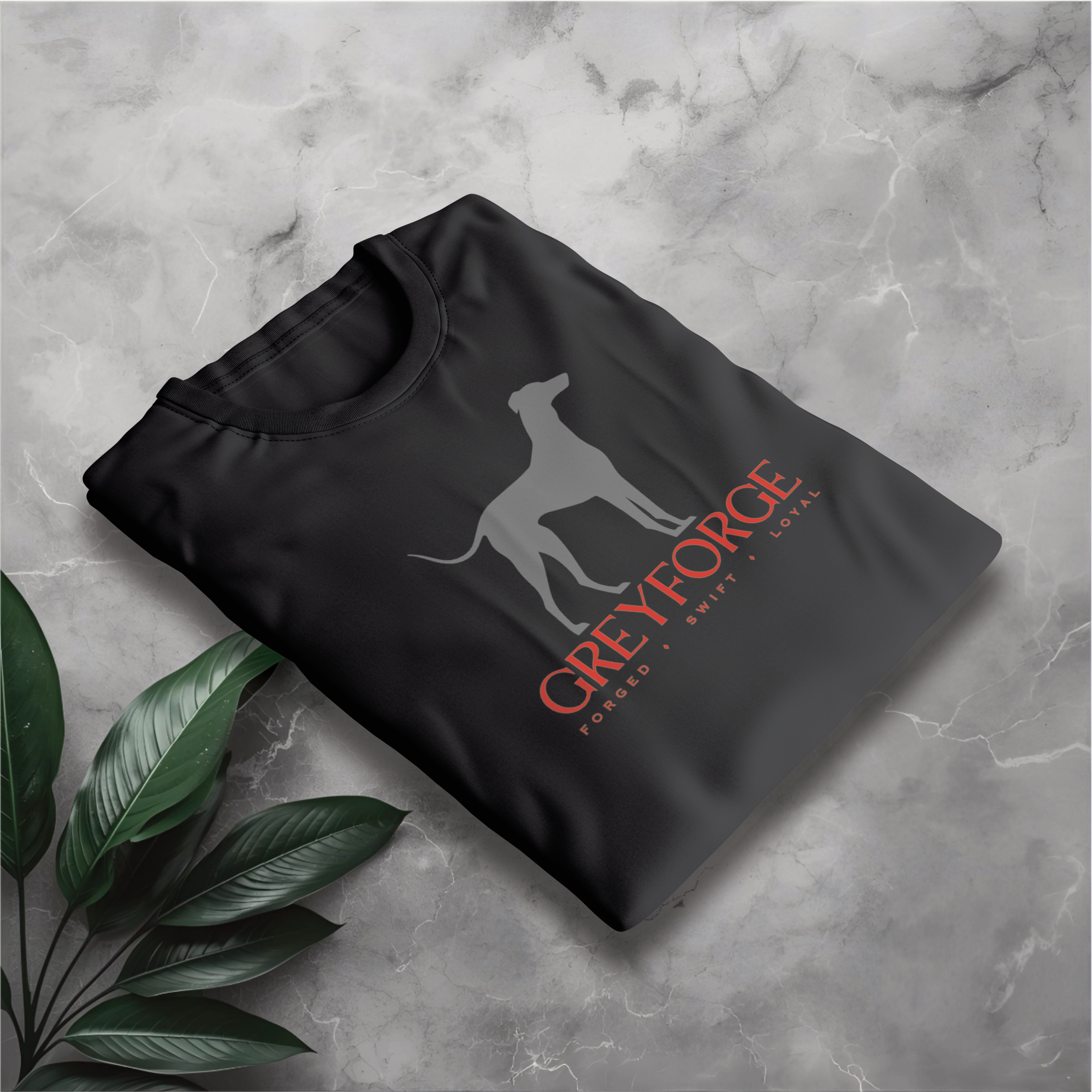 Greyhound Logo T‑Shirt — "GREYFORGE" Store logo Tee