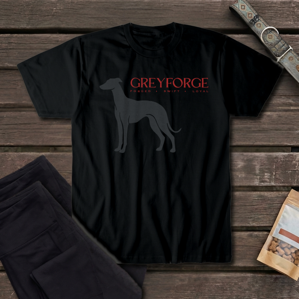 Greyhound Logo T‑Shirt — "GREYFORGE" Store logo Tee
