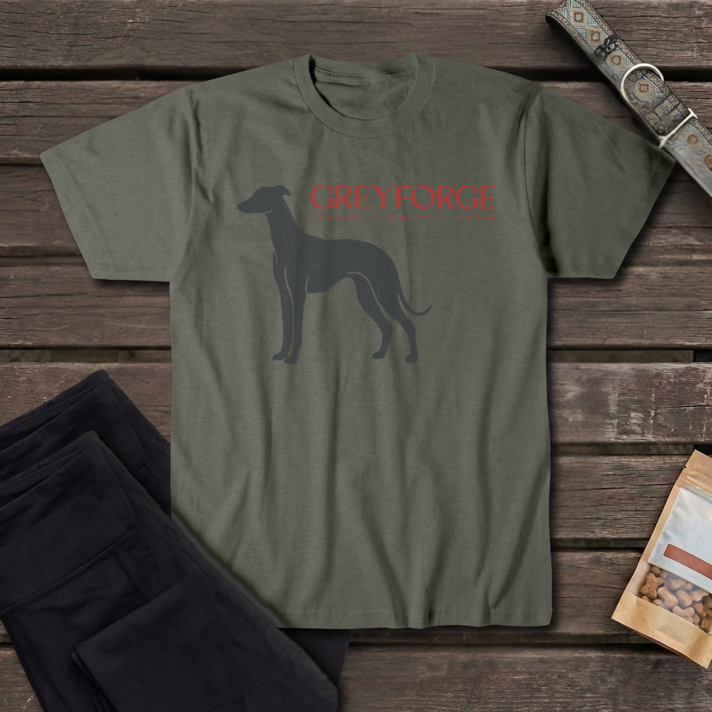 Greyhound Logo T‑Shirt — "GREYFORGE" Store logo Tee