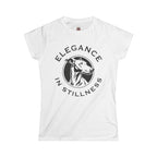 Elegance in Stillness – Greyhound Graphic Tee