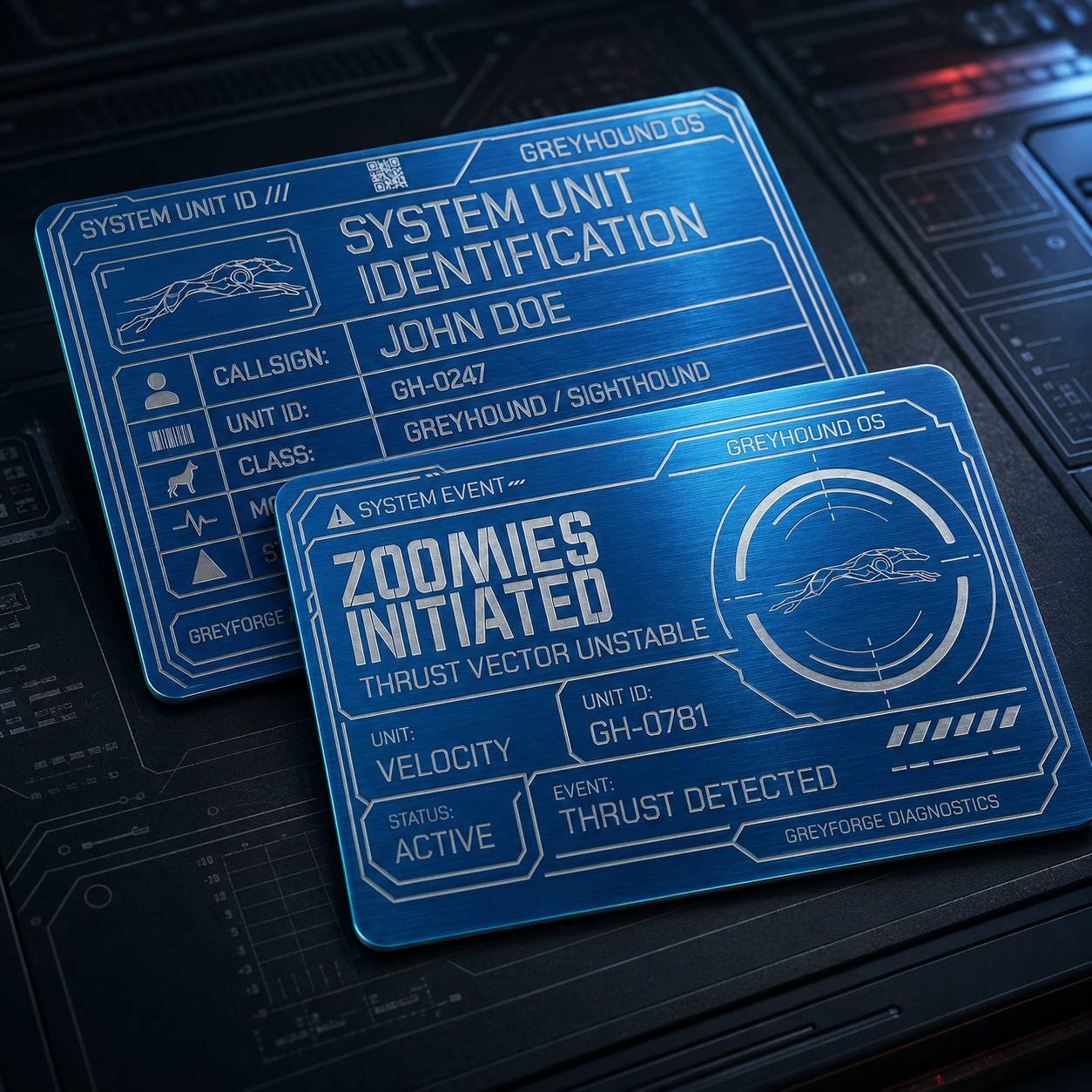 Greyforge System Cards — Two-Card Set