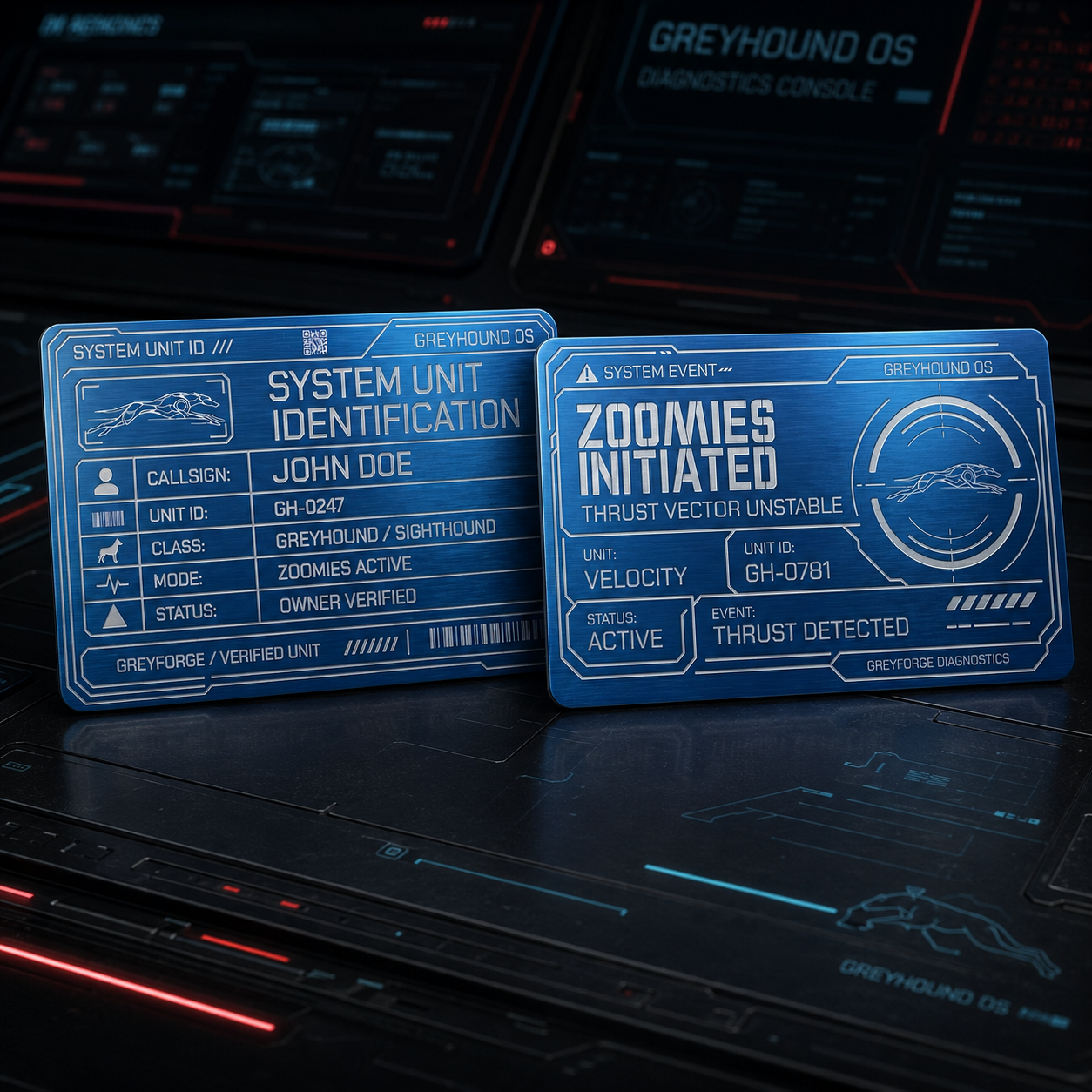 Greyforge System Cards — Two-Card Set