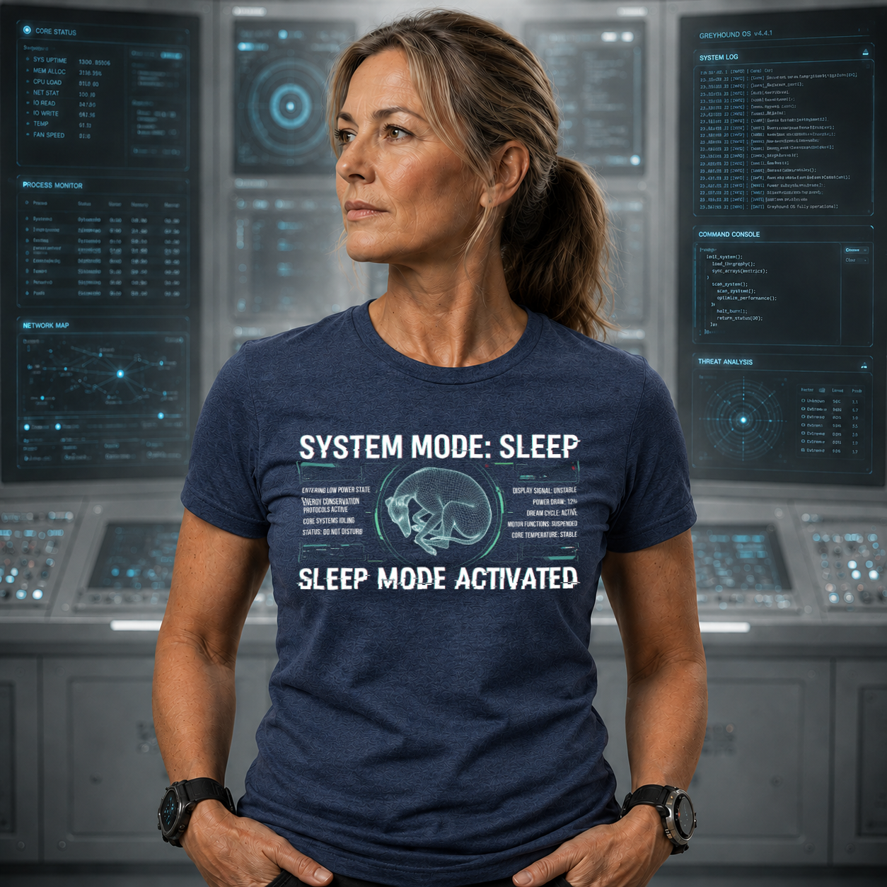 Sleep Mode Activated — System Modes Tee