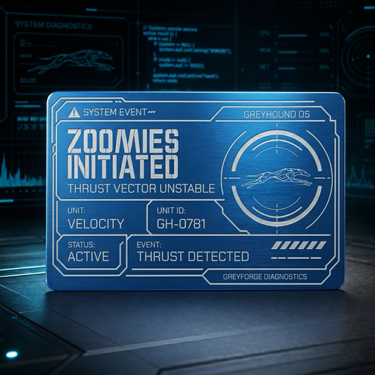 ZOOMIES INITIATED Diagnostic Card