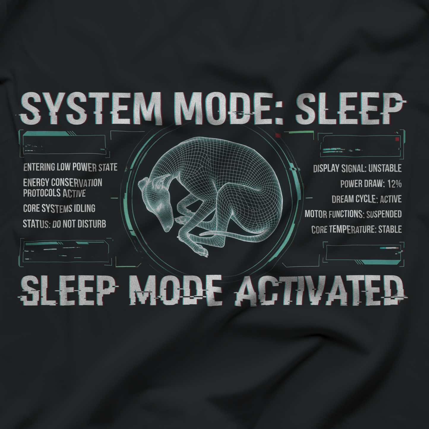 Sleep Mode Activated — System Modes Tee